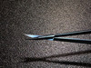 Blade photo of Symmetry 80-1723 Titanium Rhoton Bayonet Scissors, CVD, 9.5" (New)