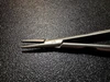 Jaw photo of Scanlan 6006-330 Jacobson Heavy Jaw Needle Holder, STR, Diamond Dust, 9"