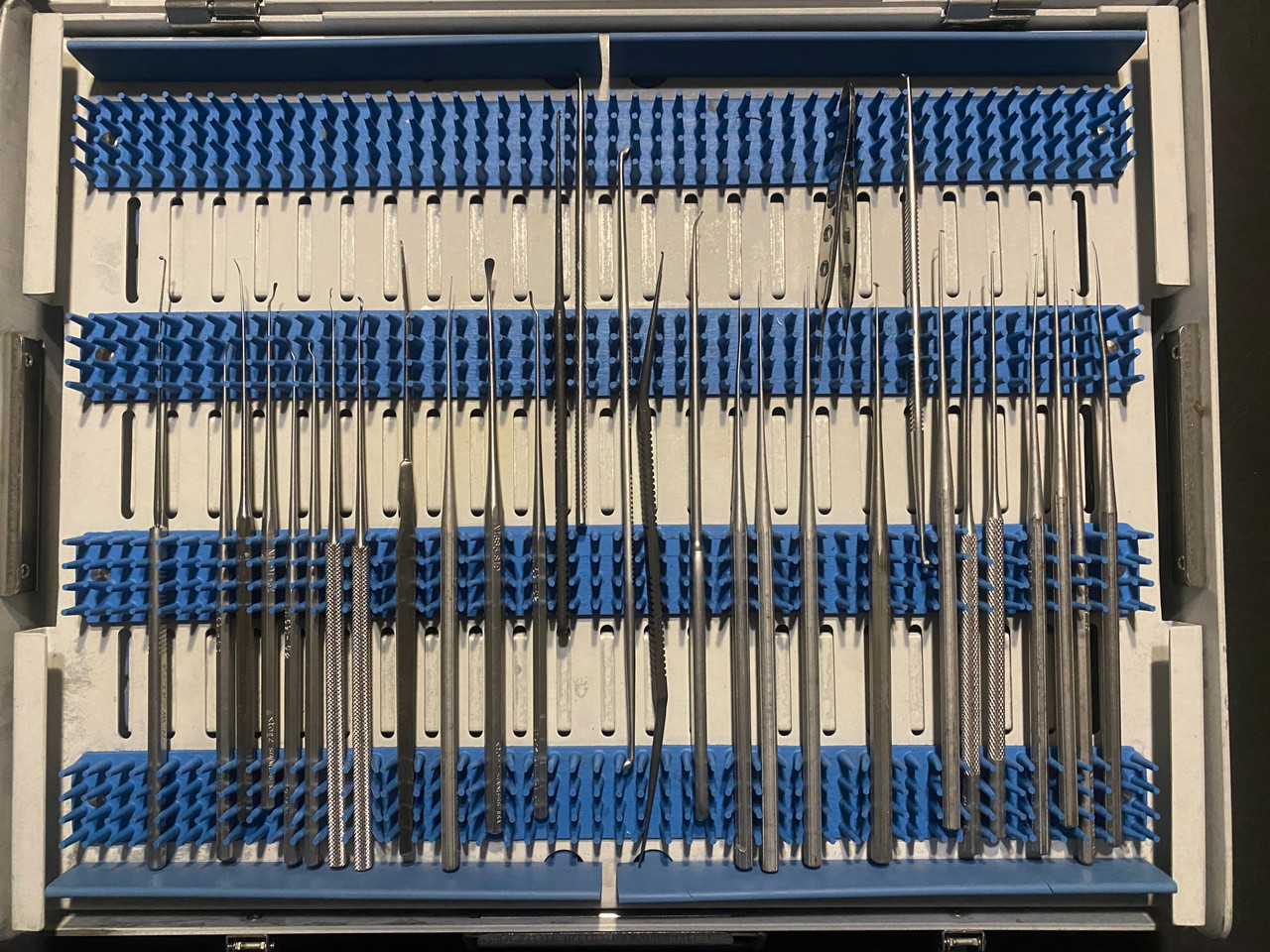 Top layer photo of Storz E7418 Full Stapes Instrument Set