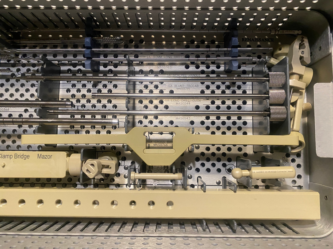 Mazor Robotics Renaissance Spinal Instruments Set