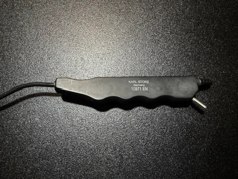 Handle photo of Storz 10971EN Coagulation Suction Cannula, 5mm X 20cm