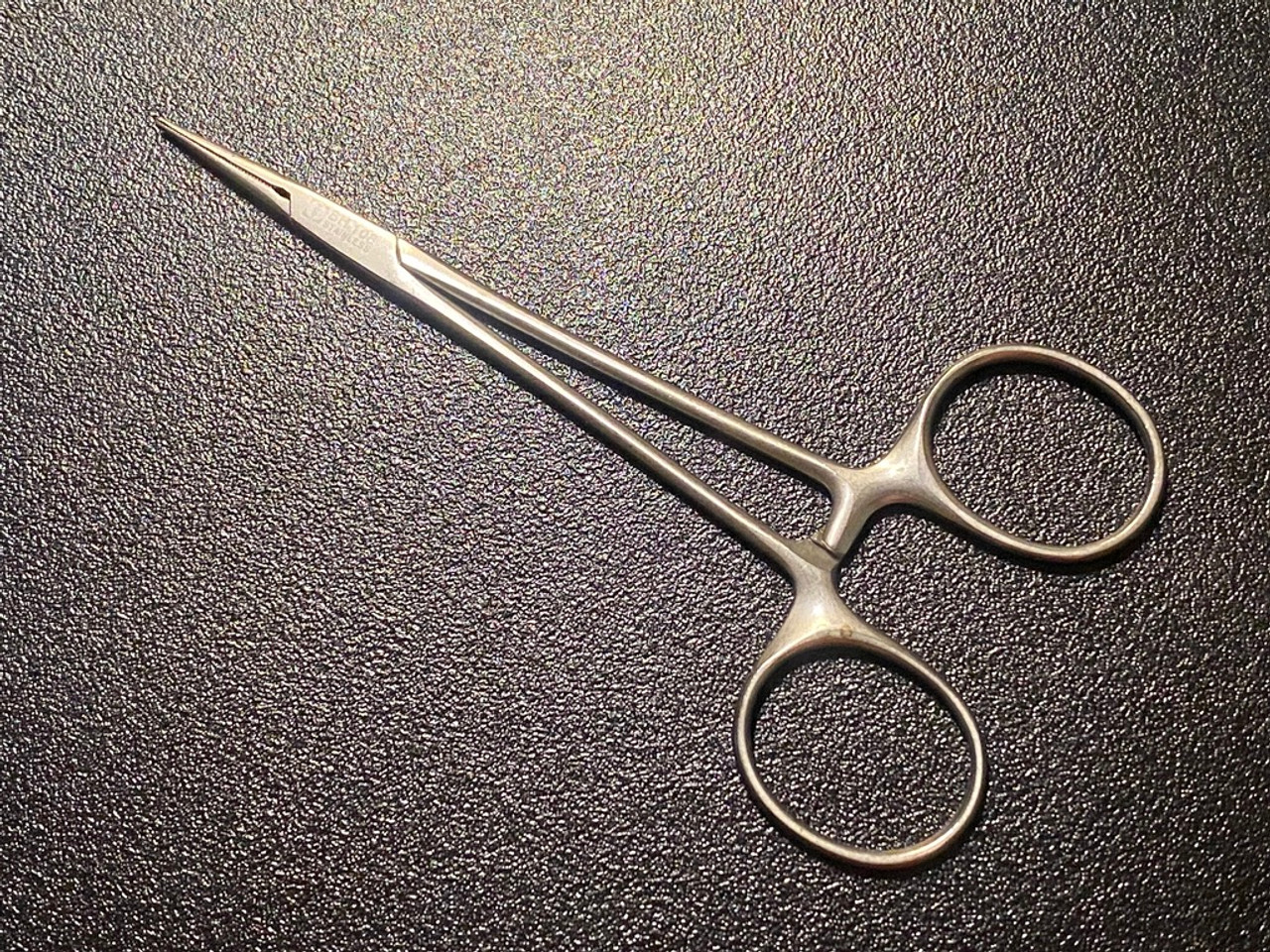 Handle photo of Aesculap BH108R Micro Halsted Mosquito Forceps, STR, 5"