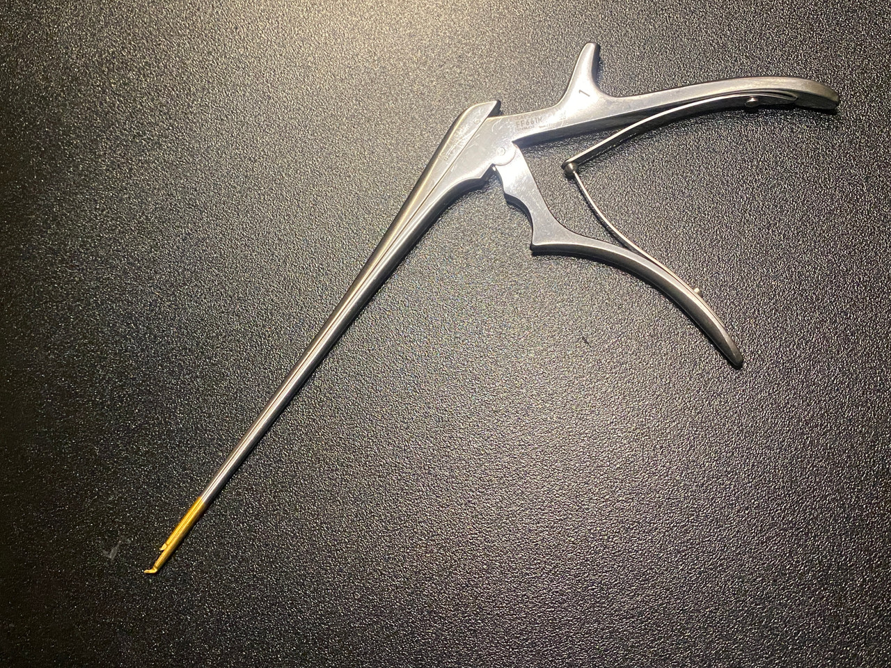 Aesculap FF661R Kerrison Bone Punch, 1mm, 40° Up, 7 7/8"