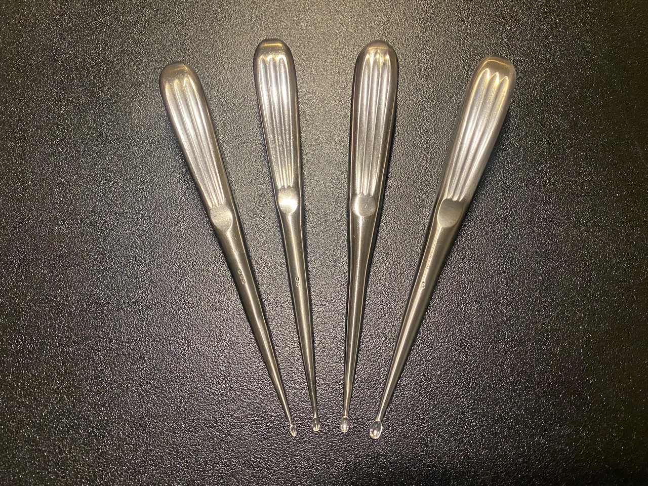 Spratt Mastoid Curette Set, Sizes 000 -1