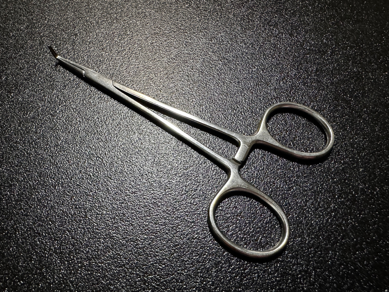 Handle photo of Jarit 140-218 Petit Point Mixter Forceps, 5 3/8"