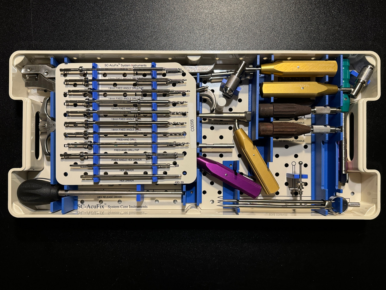 Zimmer Spinal Concepts SC-AcuFix System Core Instruments