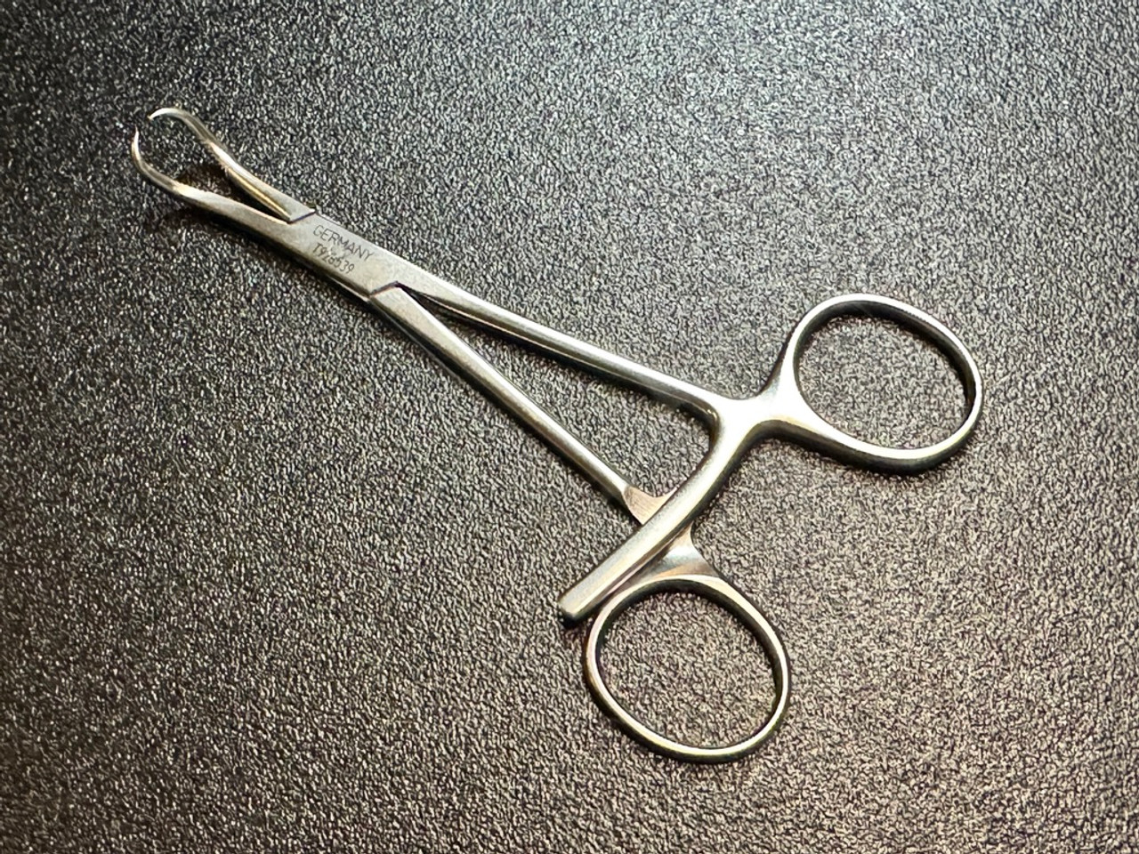 Handle photo of Synthes 398.40 Narrow Reduction Forceps w/ Points, 5.25"