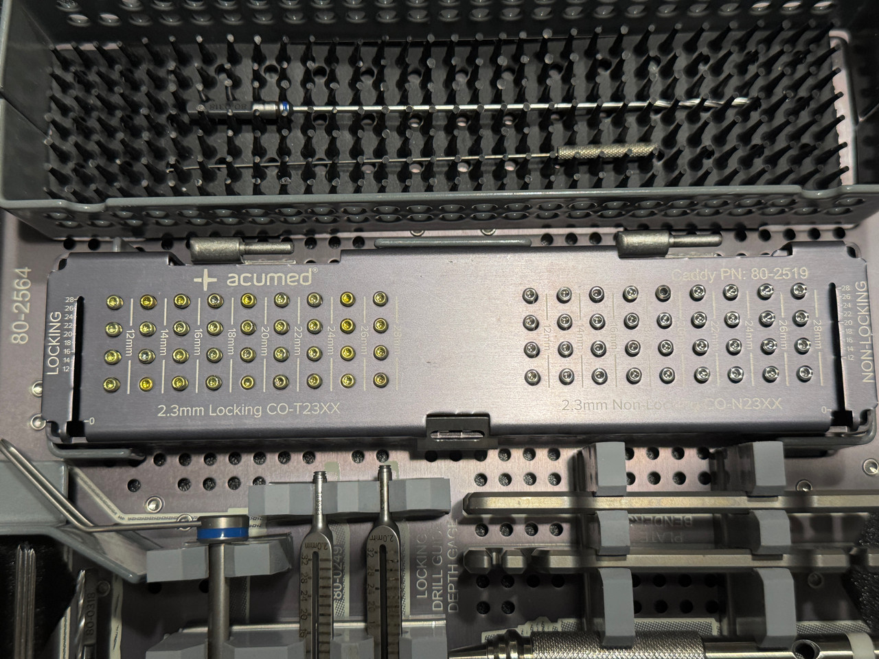 Acumed 80-0364 Locking Radial Head Plates Set for Sale