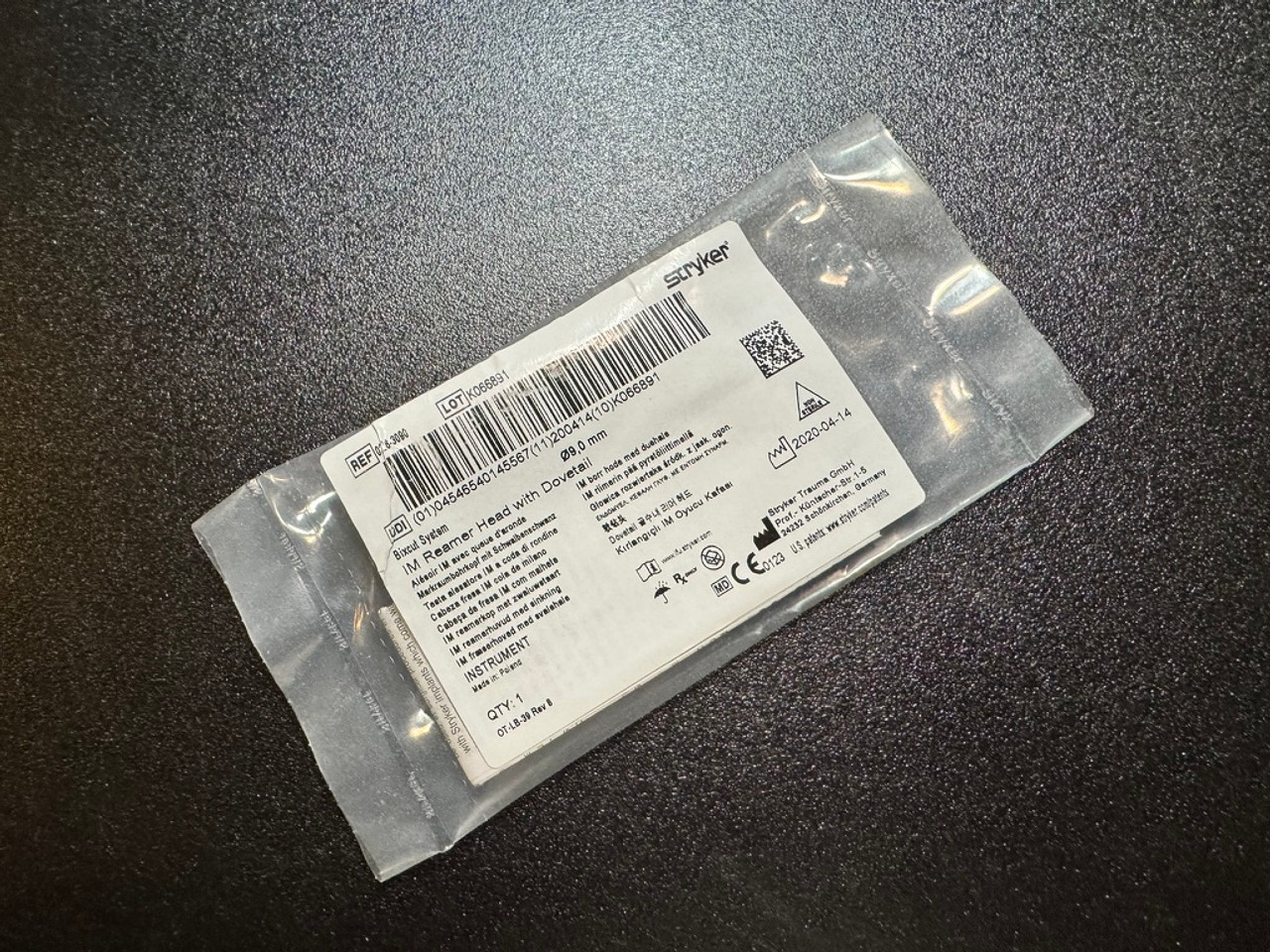 Photo of Stryker 0226-3090 BixCut Modular IM Reamer Head, 9mm (New)