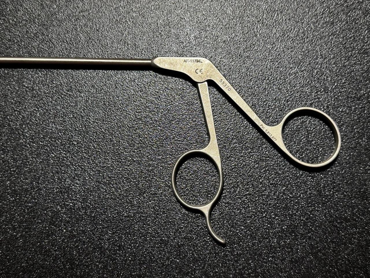 Handle photo of Arthrex AR-11794L Arthroscopic Suture Cutter, Open End, Left Notch