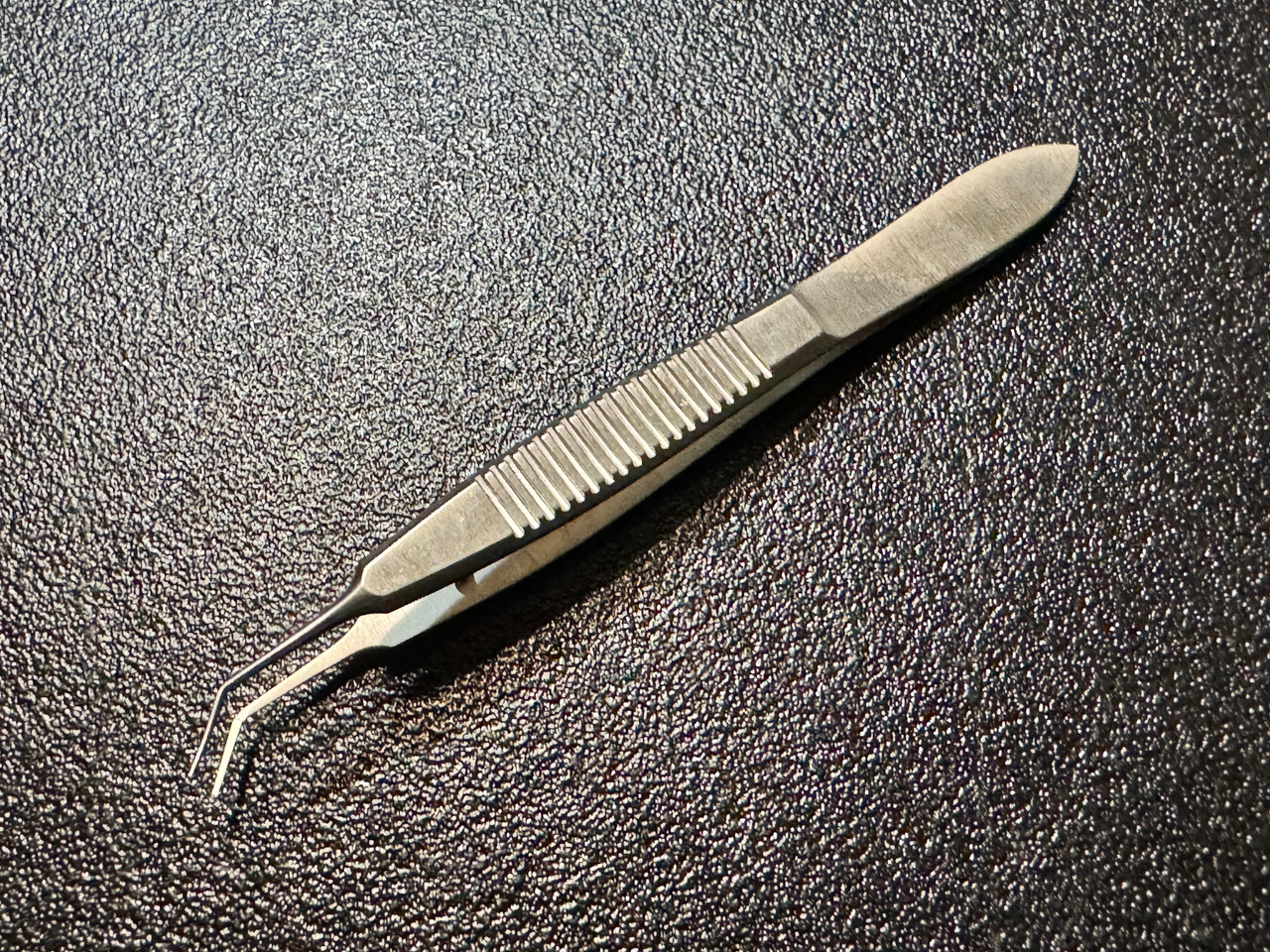Photo of Storz E1813A McPherson Suturing Corneal Forceps, ANG