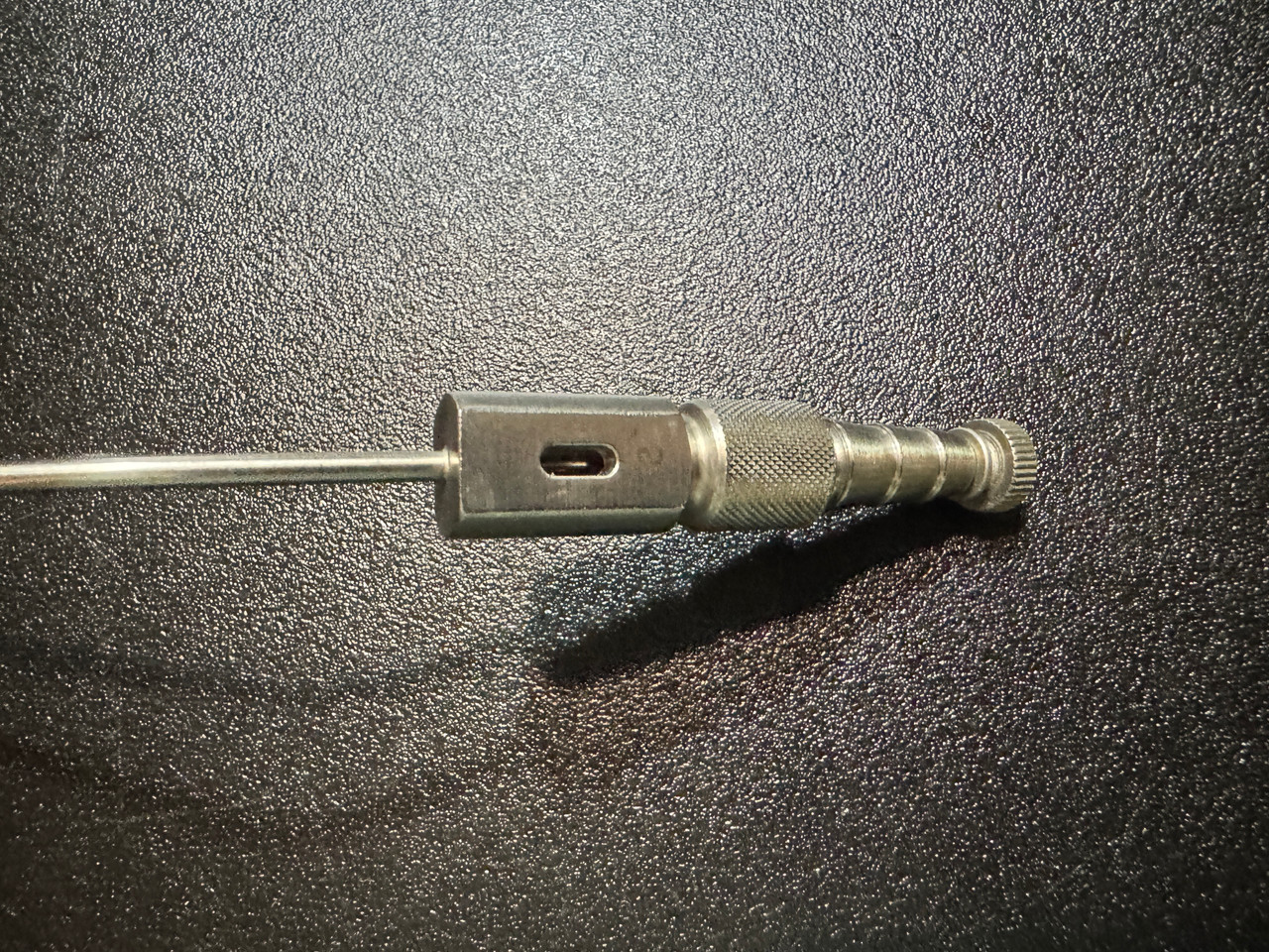 Thumb valve photo of Millennium Surgical 6-8728 Slotted Frazier Suction Tube, 8 FR