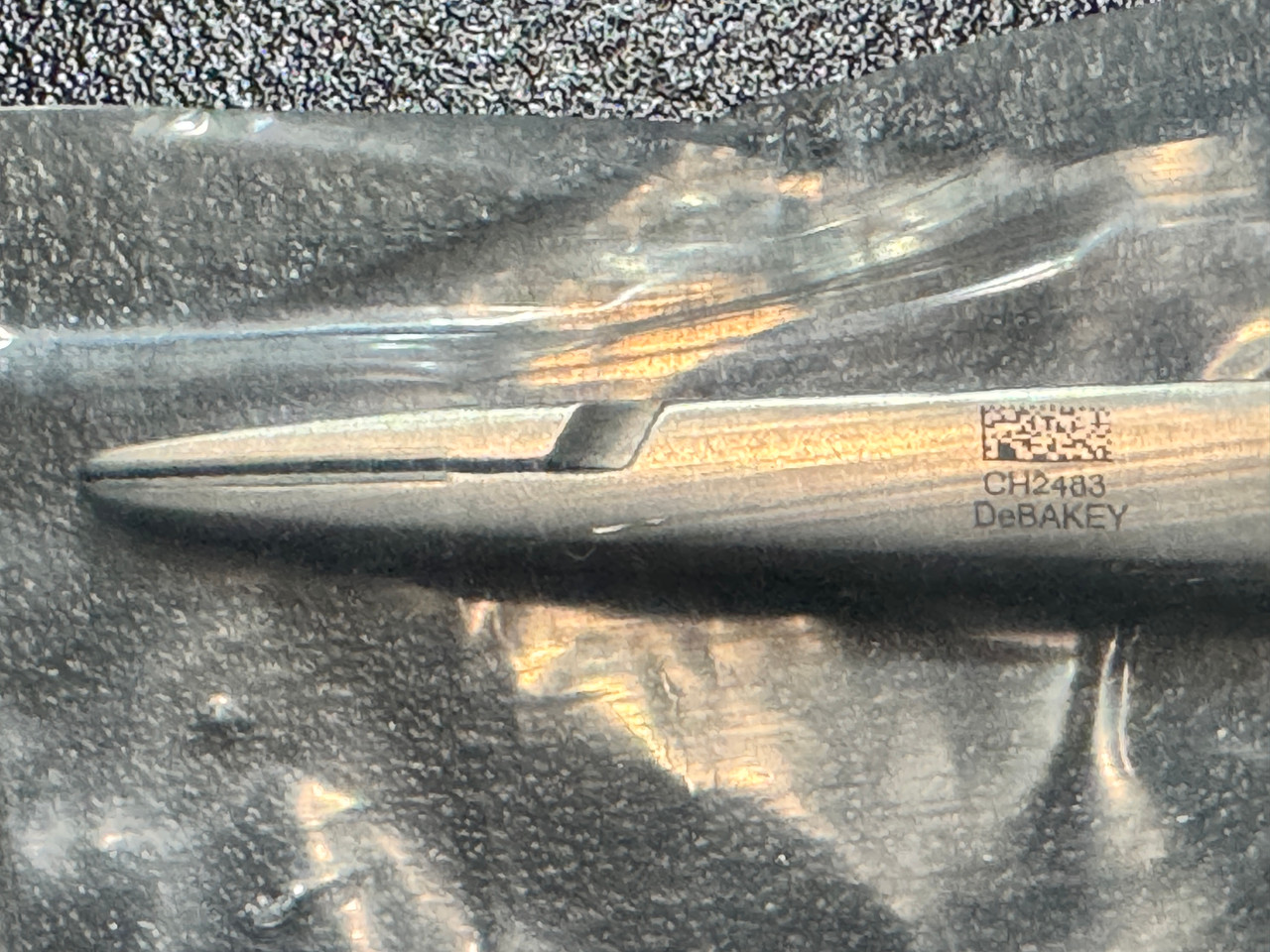 Jaw photo of V. Mueller CH2483 Vital DeBakey Cardiovascular Needle Holder, TC, 10 ⅜" (New)