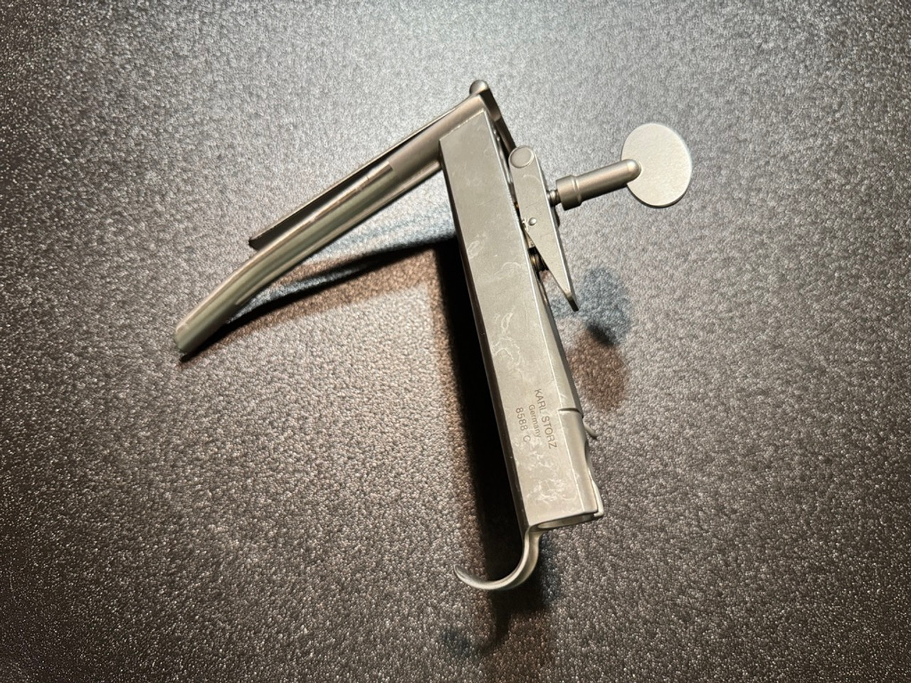 Left side photo of Storz 8588C WEERDA Distending Operating Laryngoscope