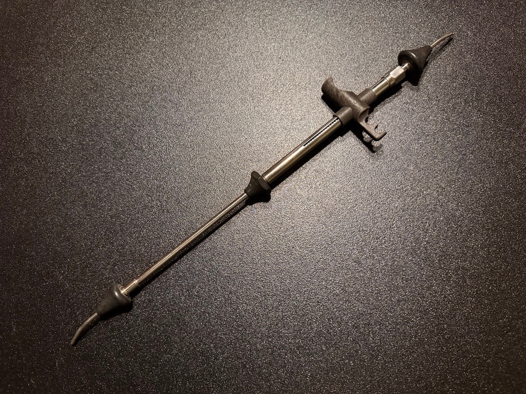 Assembled photo of Tip photo of R. Wolf 8378.00 Cohen Acorn Cannula Uterine Injector Set