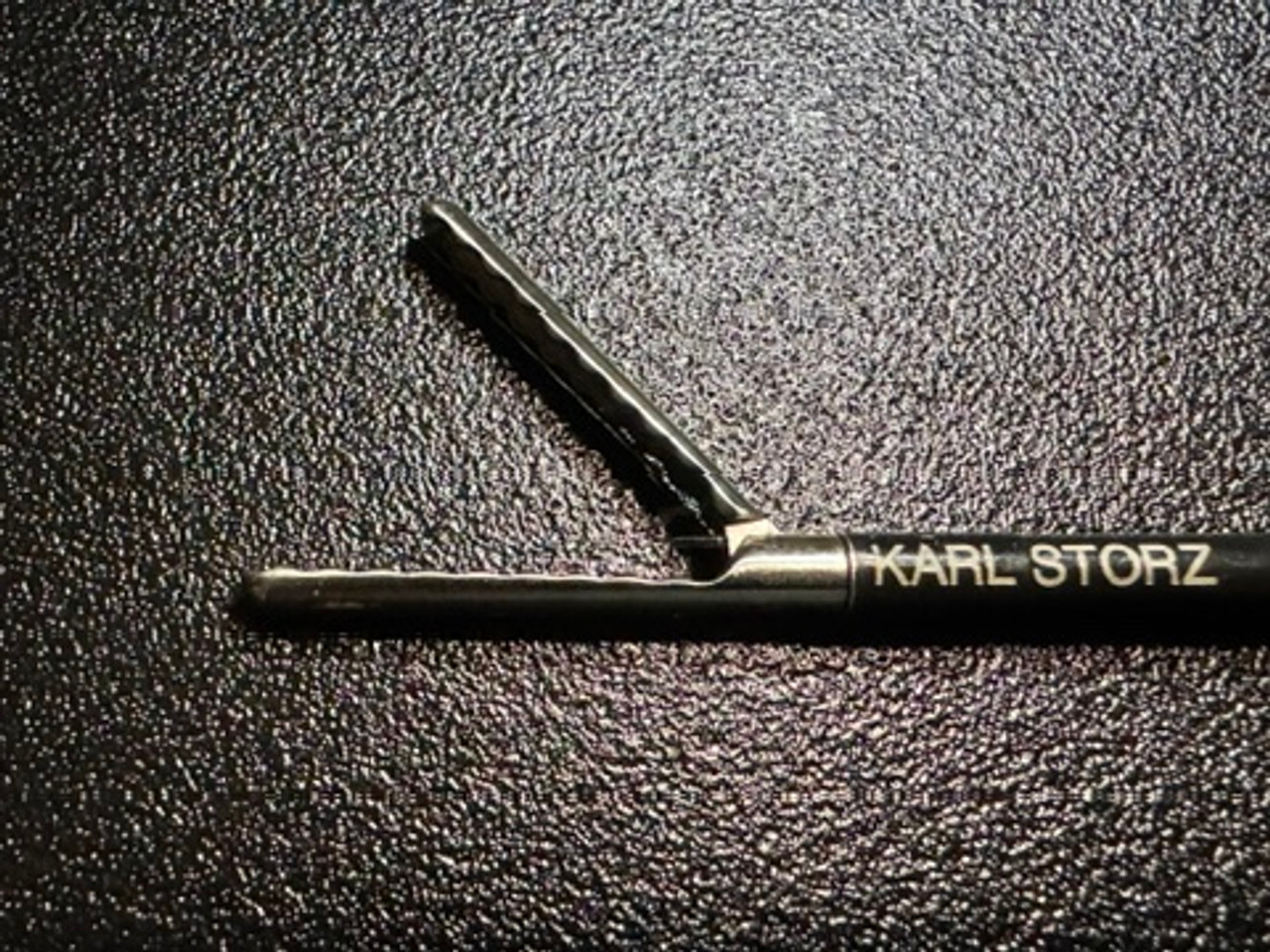 Jaw photo of Storz 33425LF Clickline Laparoscopic Atraumatic Grasping Forceps, SA, 5mm X 43cm Jaw photo of Storz 33425LF Clickline Laparoscopic Atraumatic Grasping Forceps, SA, 5mm X 43cm