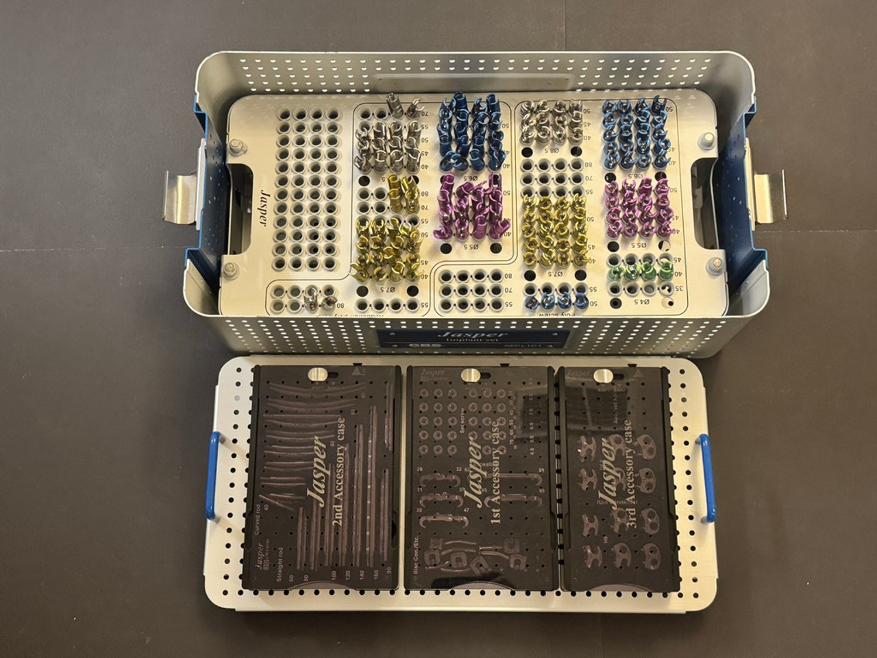 Implant set photo of GBS L151 Jasper Spinal Pedicle Screw System