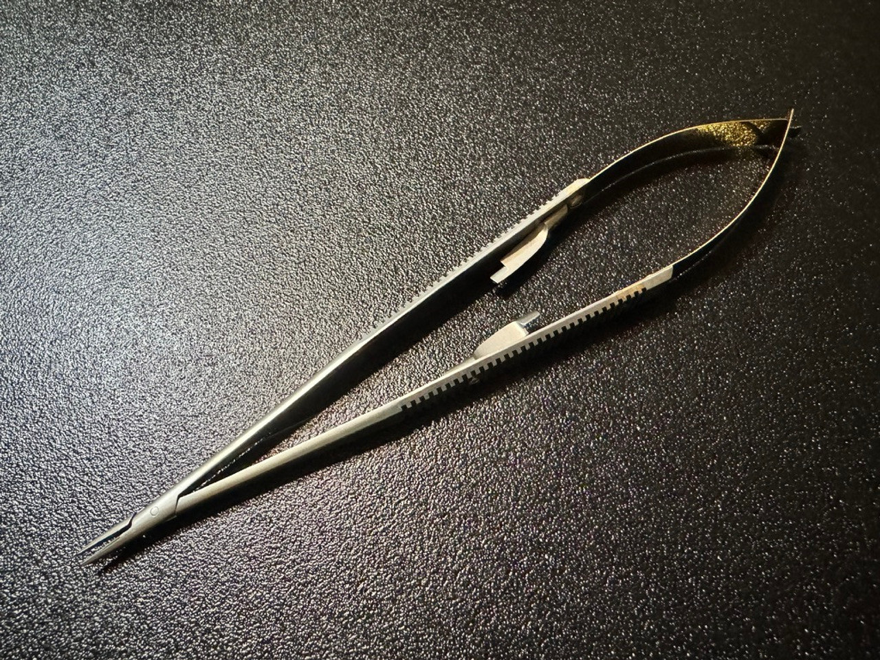 Photo of Snowden-Pencer 32-0444 Diamond-Jaw Castroviejo Needle Holder, 7"