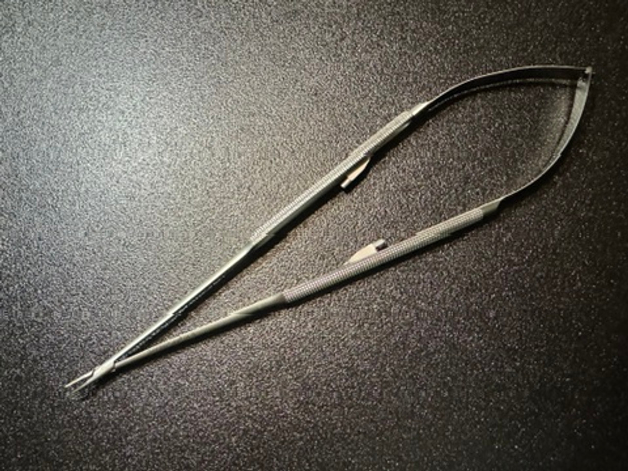 Photo of Snowden-Pencer 32-0476 Diamond-Jaw Castroviejo Needle Holder, STR, 9" (New)
