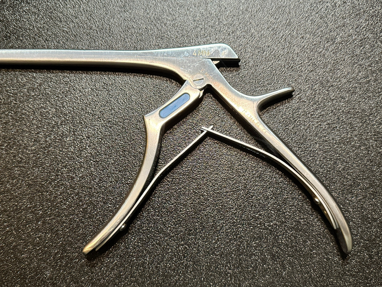 Handle photo of V. Mueller NL4266-84 Chroma-Line II Kerrison Rongeur w/ Ejector, 4mm, 8"