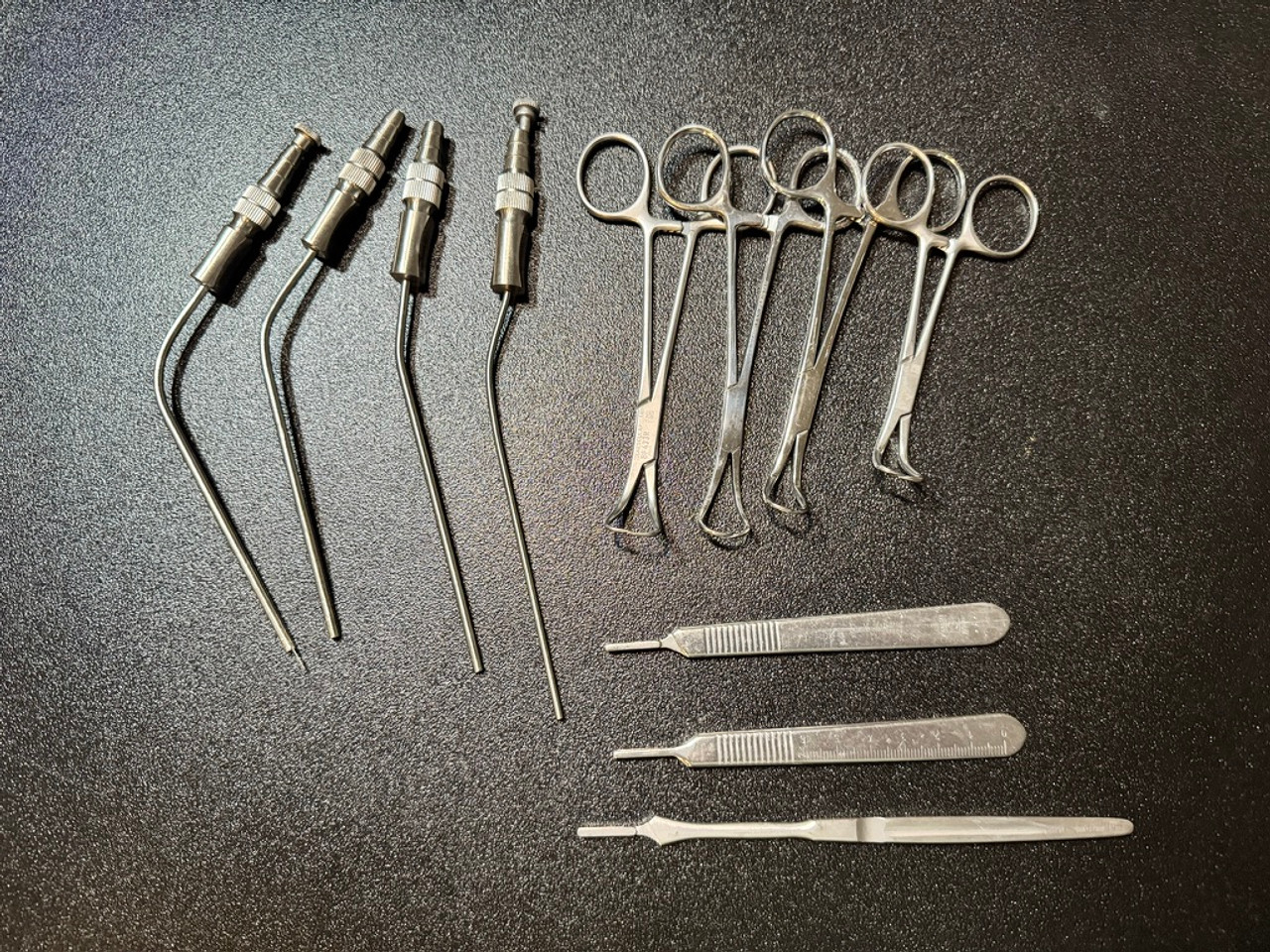 Suction photo of Aesculap Full Laminectomy Surgical Instrument Set
