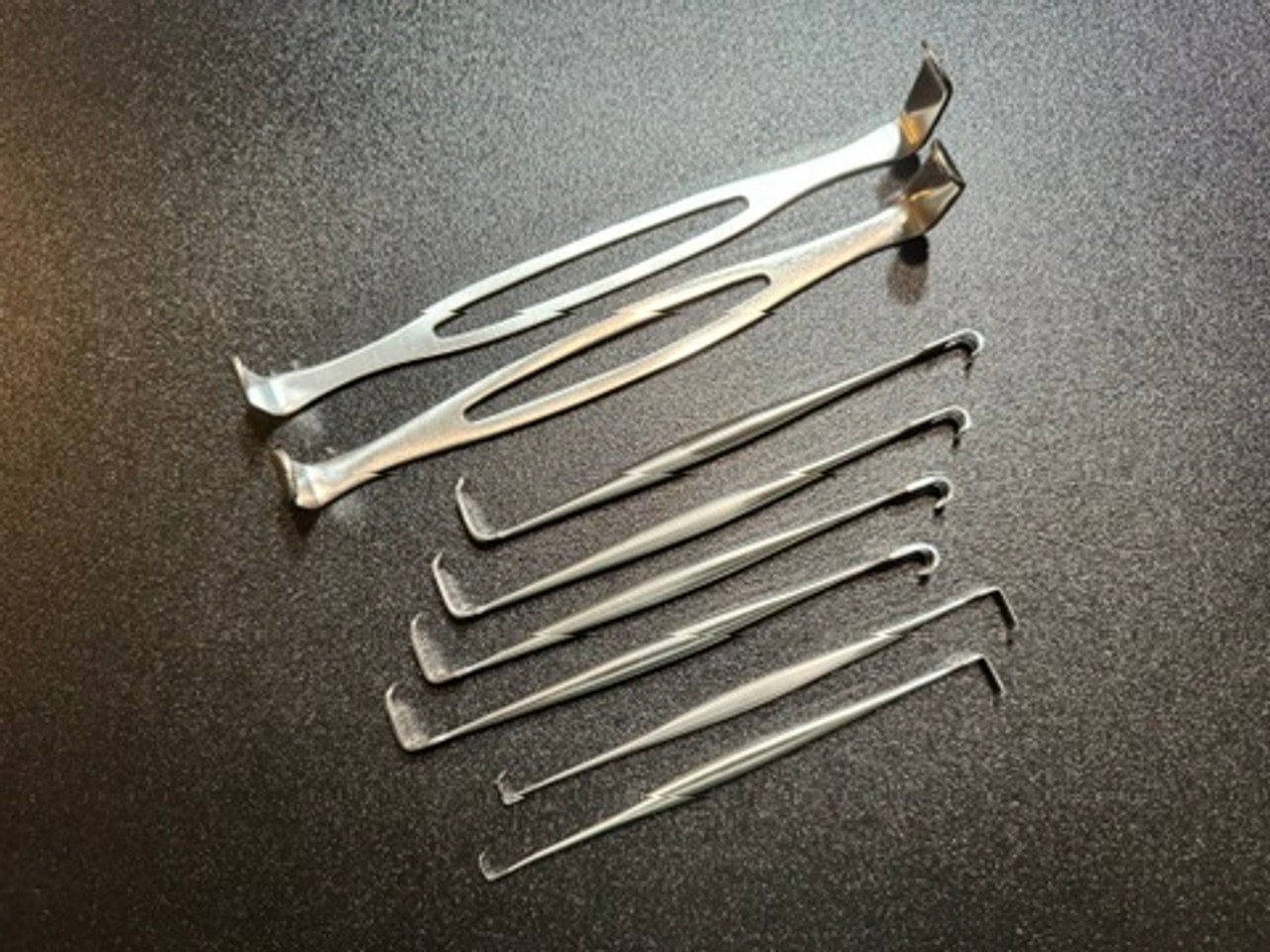 Senn retractor photo of V. Mueller Hand & Foot Surgical Instrument Set