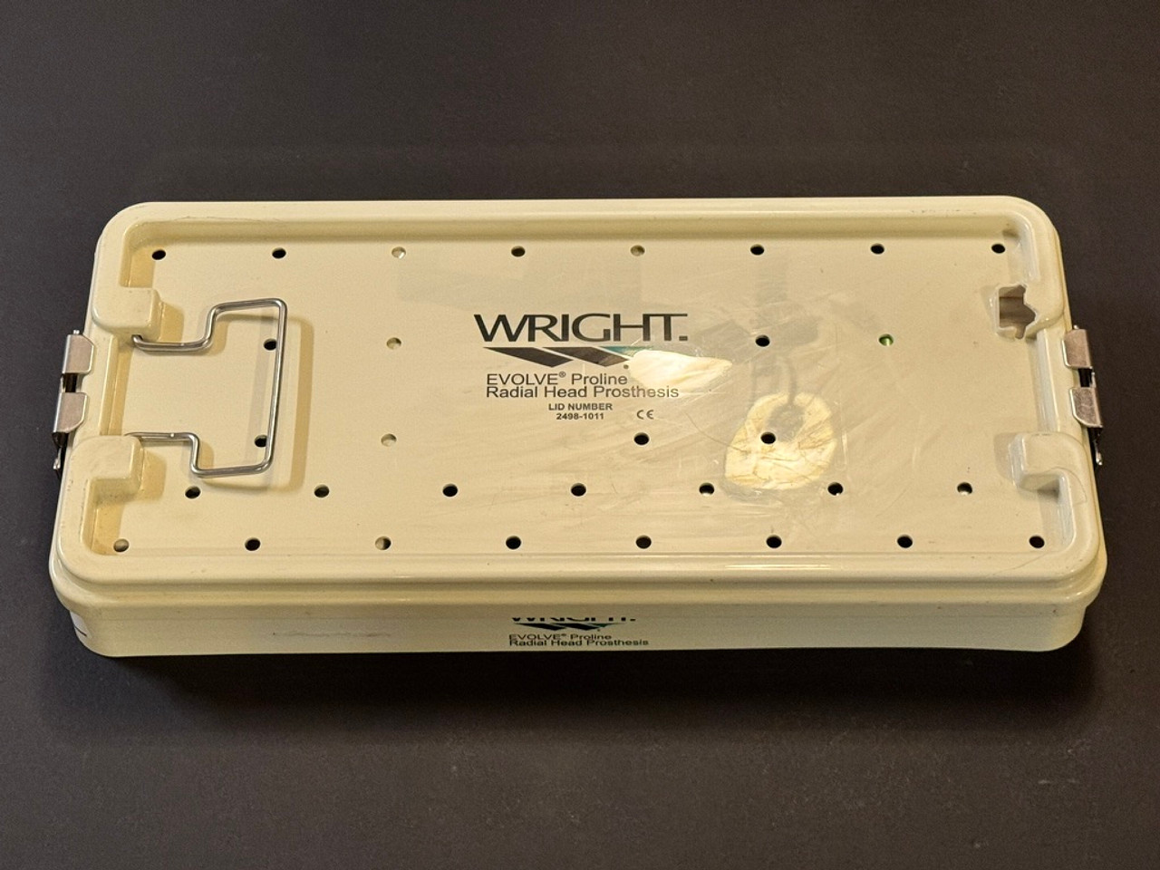 Case photo of Wright 2499KIT1 EVOLVE ProLine Radial Head Prosthesis Tray Case photo of Wright 2499KIT1 EVOLVE ProLine Radial Head Prosthesis Tray