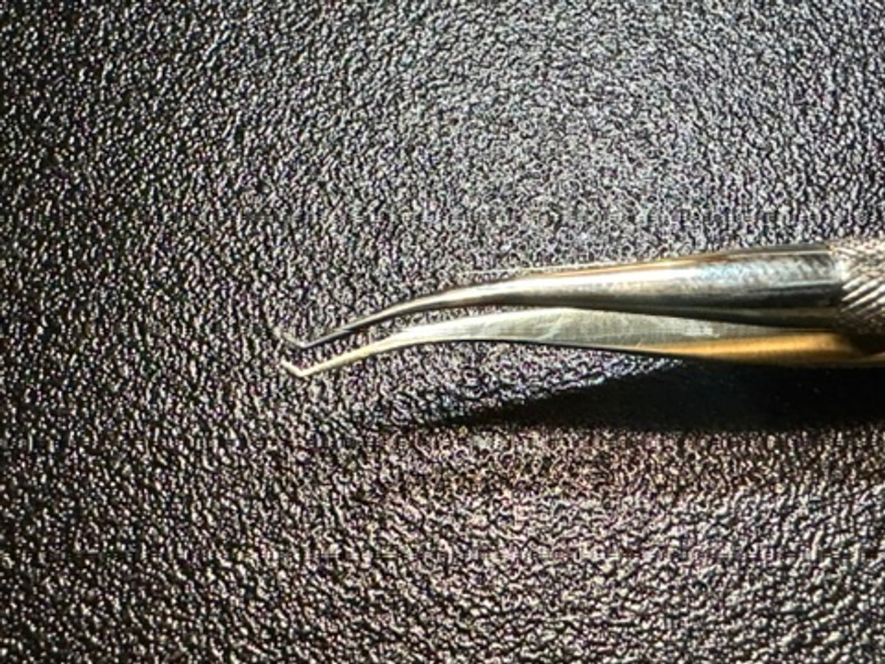 Jaw photo of Storz E3193 Girard Corneoscleral Forceps, Left, 0.12mm Jaw photo of Storz E3193 Girard Corneoscleral Forceps, Left, 0.12mm