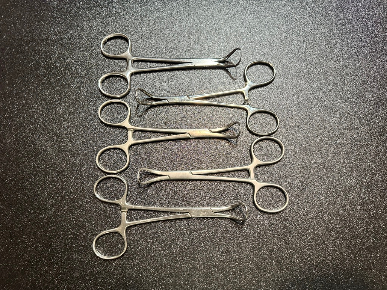 Side photo of Jarit & Codman Backhaus Towel Forceps 5" (Lot of 5)
