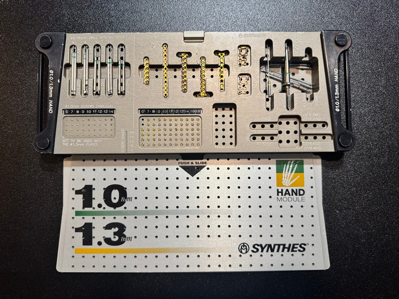 1.0mm module photo of Synthes 145.200 Titanium Modular Hand System