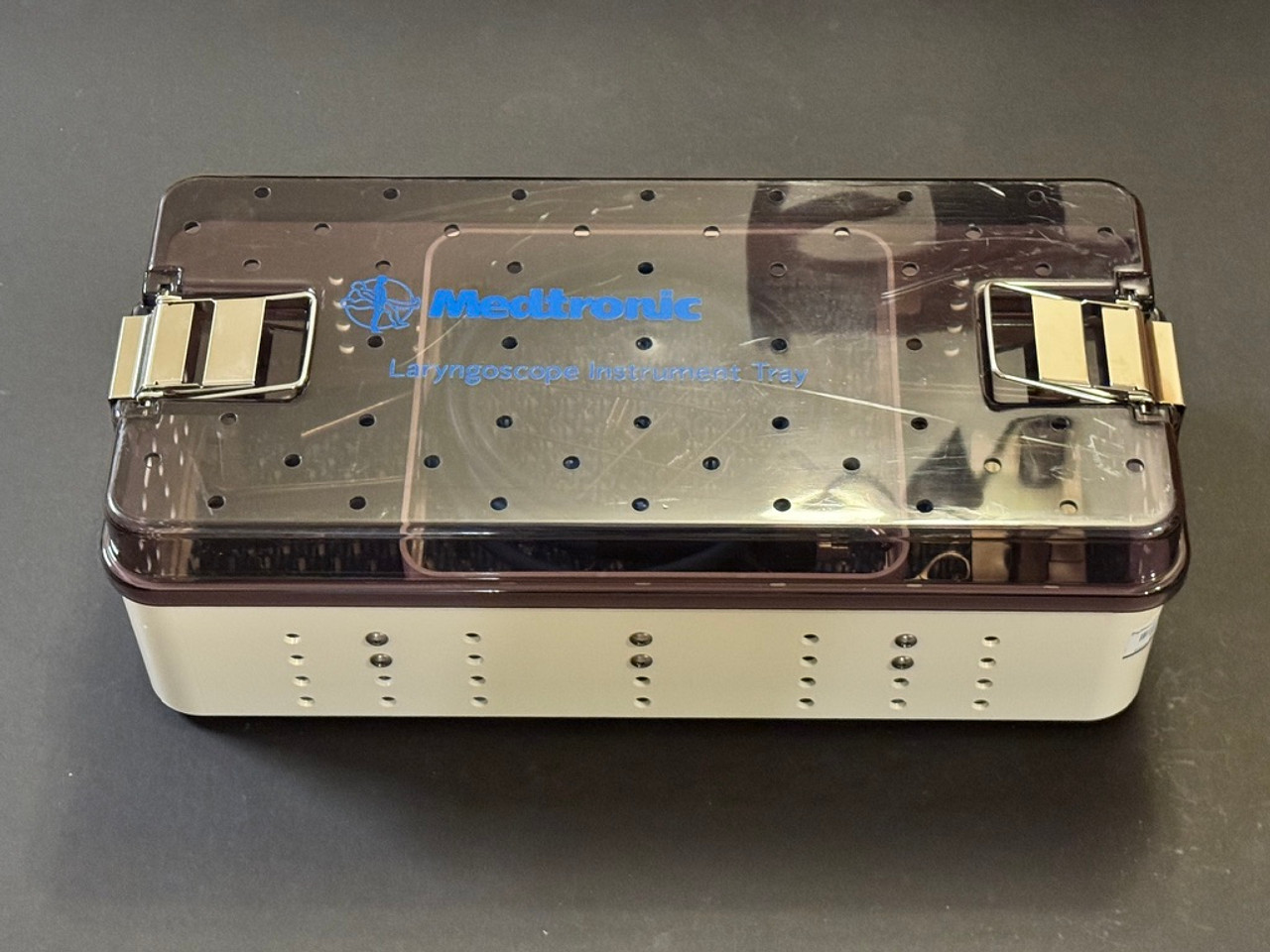 Container photo of Medtronic 3717023 Anterior Commissure Laryngoscope & Instrument Set