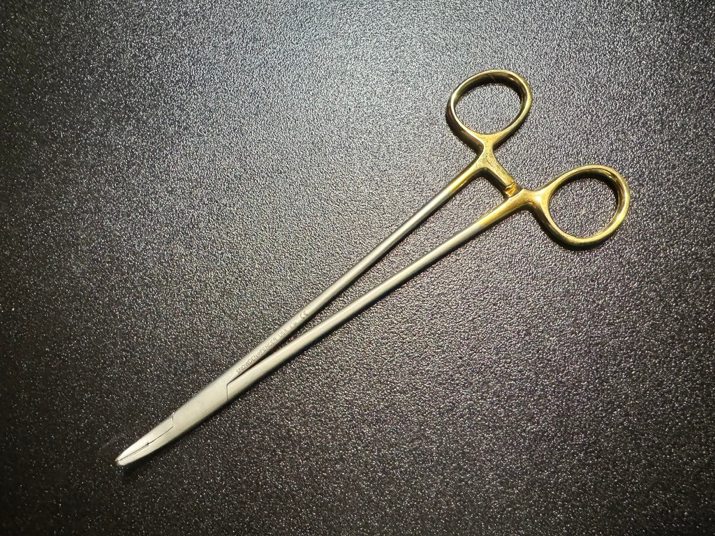 Photo of Snowden-Pencer 32-0230 Diamond Jaw Heaney Needle Holder, 8"