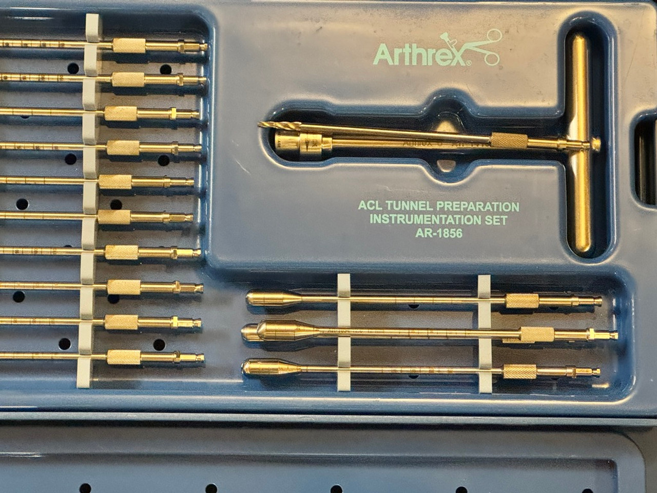 Right side photo of Arthrex AR-1856 ACL Tunnel Preparation Set
