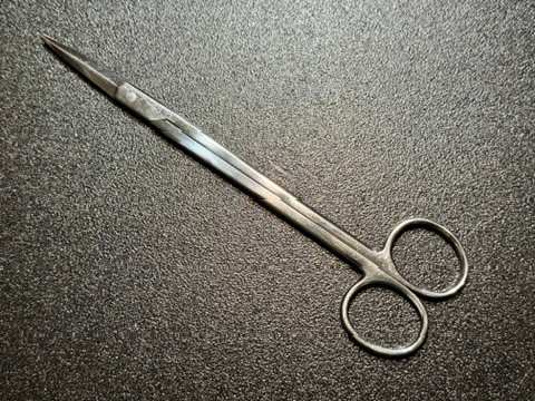 Handle photo of Padgett P4831 Gorney Plastic Surgery Scissors, STR, 7.25"