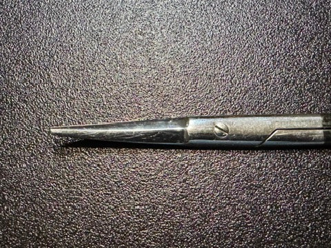 Blade photo of Padgett P6840 Supercut Kaye Rhytidectomy Scissors. CVD, 5.5"