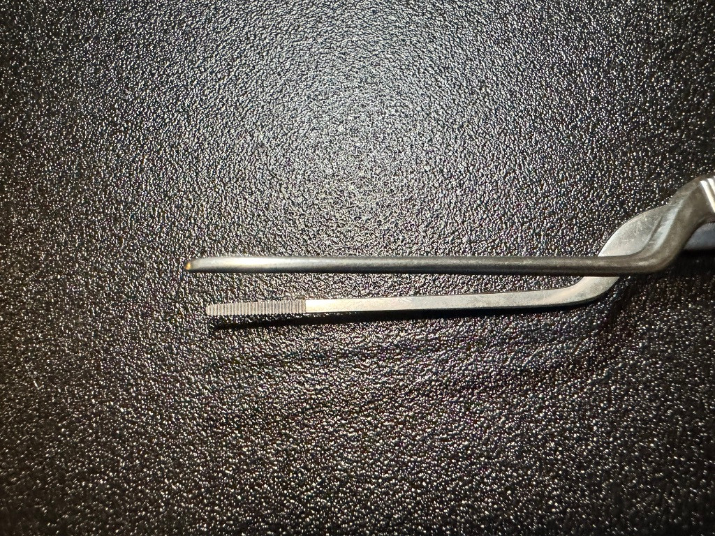 Jaw photo of BOSS 93-1010 Lucae Ear Dressing Forceps, 5.5"