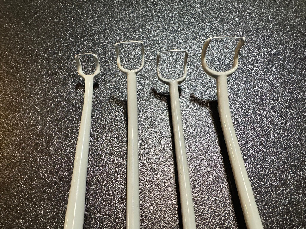 Blade photo of Elmed 5890 Electrosurgical Reverse Angle Adenoid Curette Set