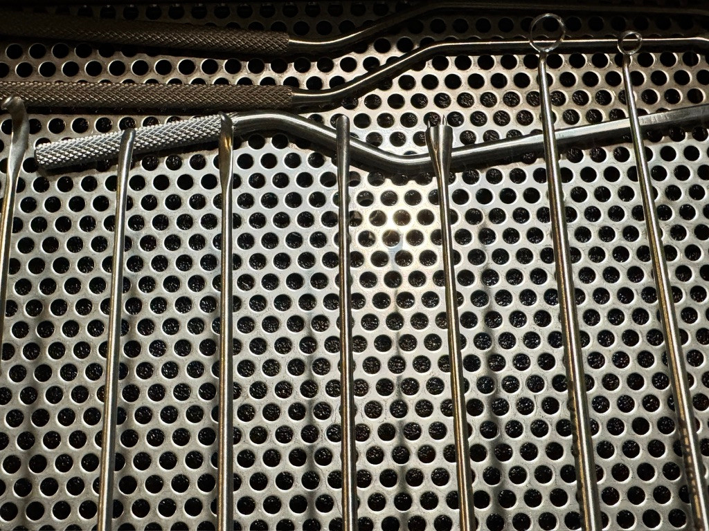 Middle photo of V. Mueller Y-0115 Rhoton Trans-Sphenoidal Pituitary Instrument Set