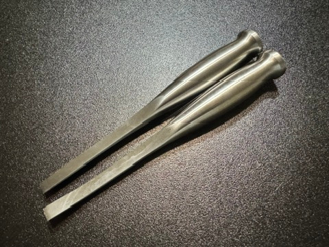 3/8" photo of OrthoMed Smith Peterson Osteotome Set, STR & CVD, 8"