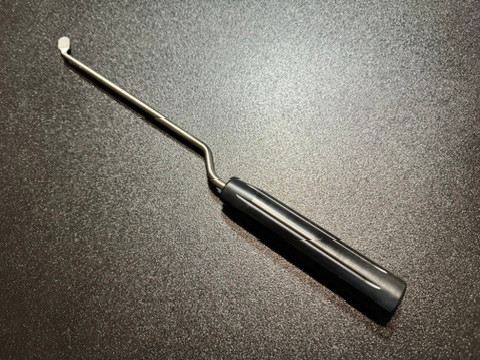 Handle photo of Life Instruments 765-1309-3-2 Double Sided Lateral Angle Rasp 9mm