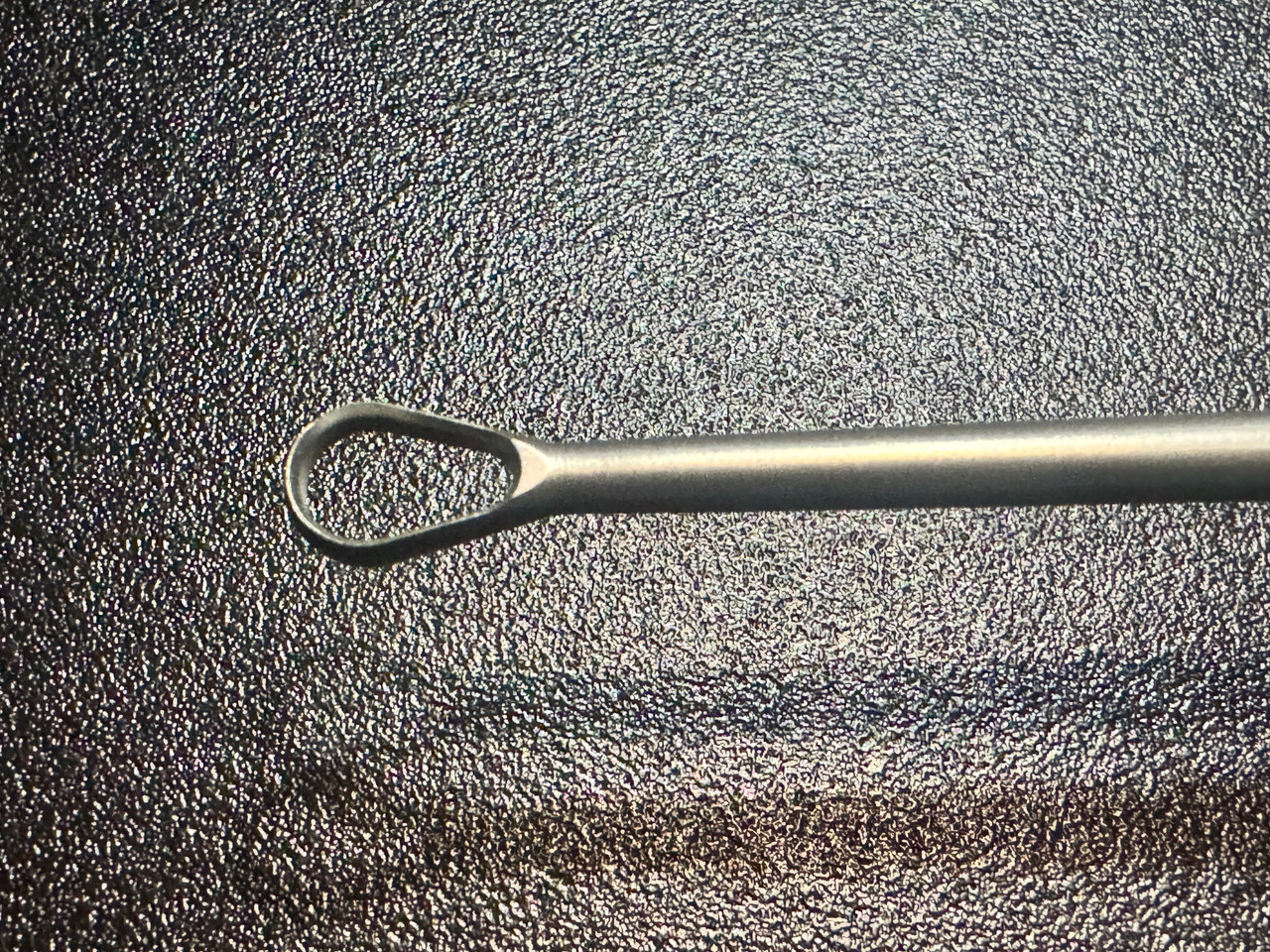 Head photo of Titan Spine 1900-0011 Spinal Straight Teardrop Curette, 9mm