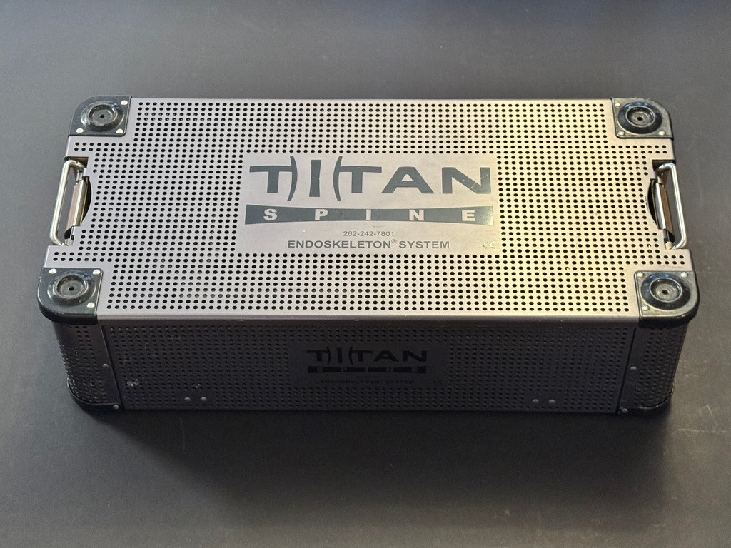 Case photo of Titan Spine Endoskeleton Micro Surgical Cervical Curette and Kerrison Set