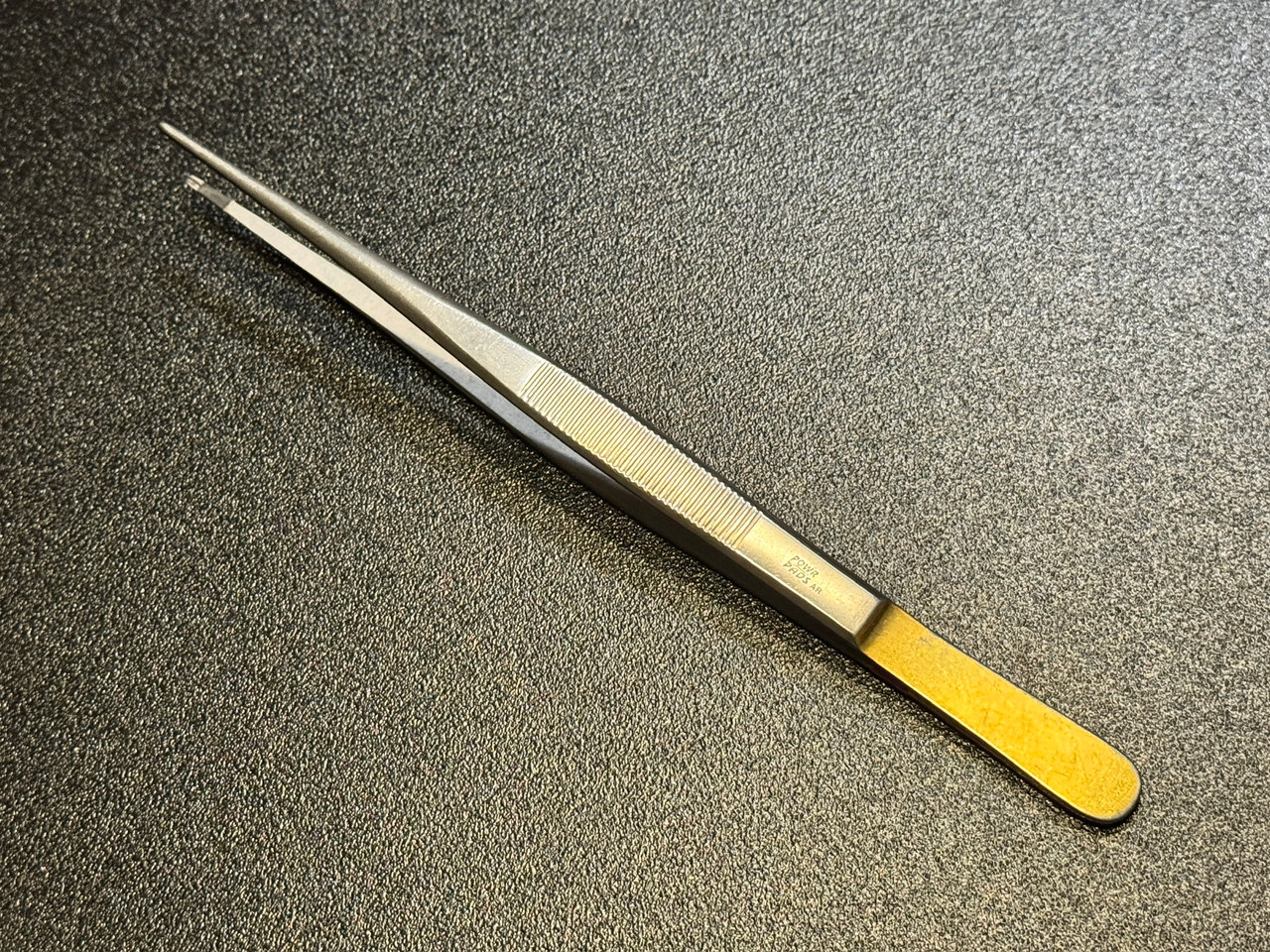 Handle photo of W. Lorenz 51-9825 DeBakey-Lorenz Needle Pulling Forceps, TC, 1.5mm, 7.75"