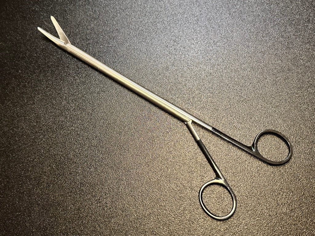 Handle photo of Scanlan 9909-910SC VATS/MIS Metzenbaum Supercut Scissors, CVD, 10mm, 11.5"