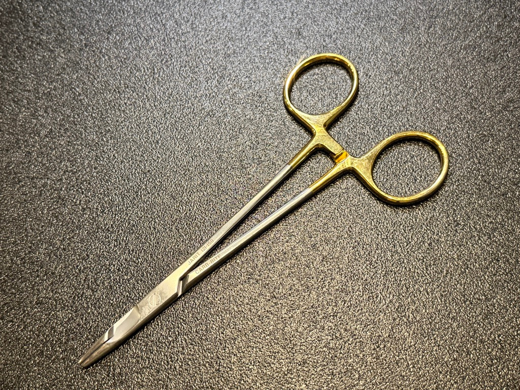 Jarit 121-150 Olsen-Hegar Needle Holder Scissors, TC, 5.75