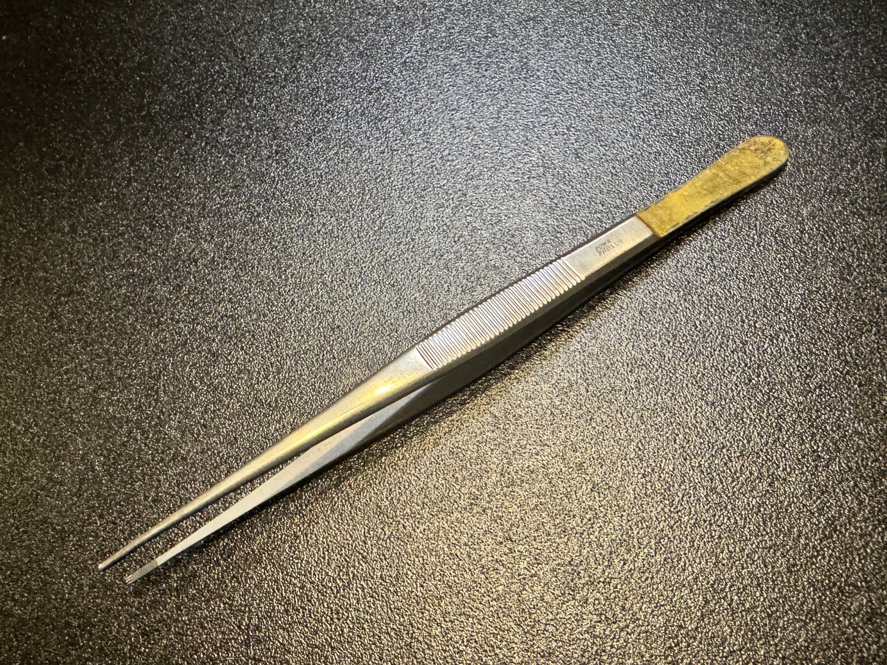 Photo of W. Lorenz 51-9815 DeBakey-Lorenz Needle Pulling Tissue Forceps, TC, 1.5mm, 7.75"