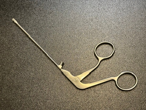 Handle photo of Storz 451021 Grunwald-Henke SilCut Nasal Cutting Forceps, STR, Thru-Cut, Size 1