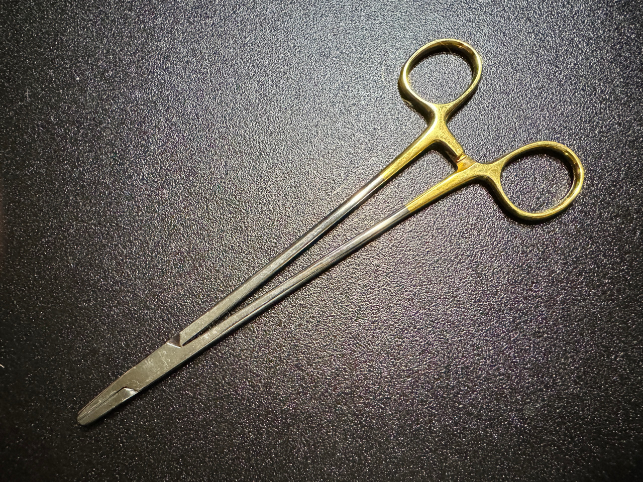 Photo of Pilling 510161 Mayo Hegar Broad Bulldog Needle Holder, TC, 8"
