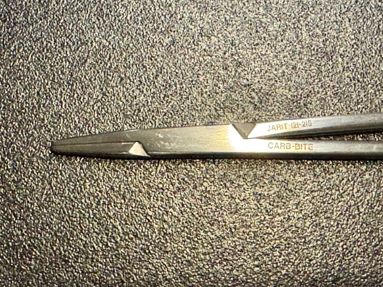 Jarit 121-215 Microvascular Needle Holder, TC, 10.5