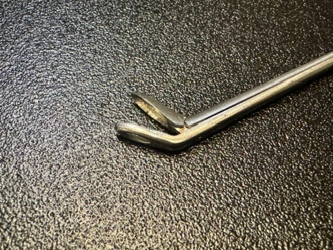 Jaw photo of Jarit 440-134 Blakesley Forceps, ANG 45°, Size 1